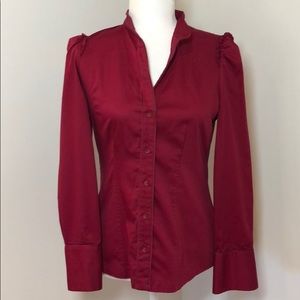 Banana Republic Fitted Button Up Blouse To…